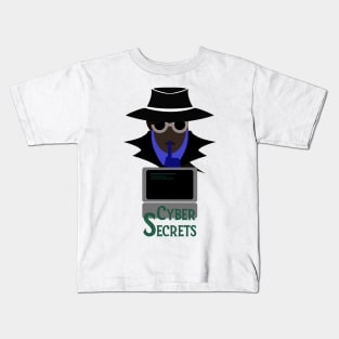 Lady Black (Cyber Secrets Afro): A Cybersecurity Design Kids T-Shirt